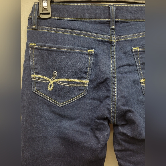 Levi's Denizen Jeggings Size 9 Junior's Dark Wash - Picture 5 of 7